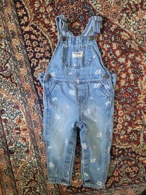 Vintage Osh Kosh b'Gosh Denim Overalls Size 18 Months